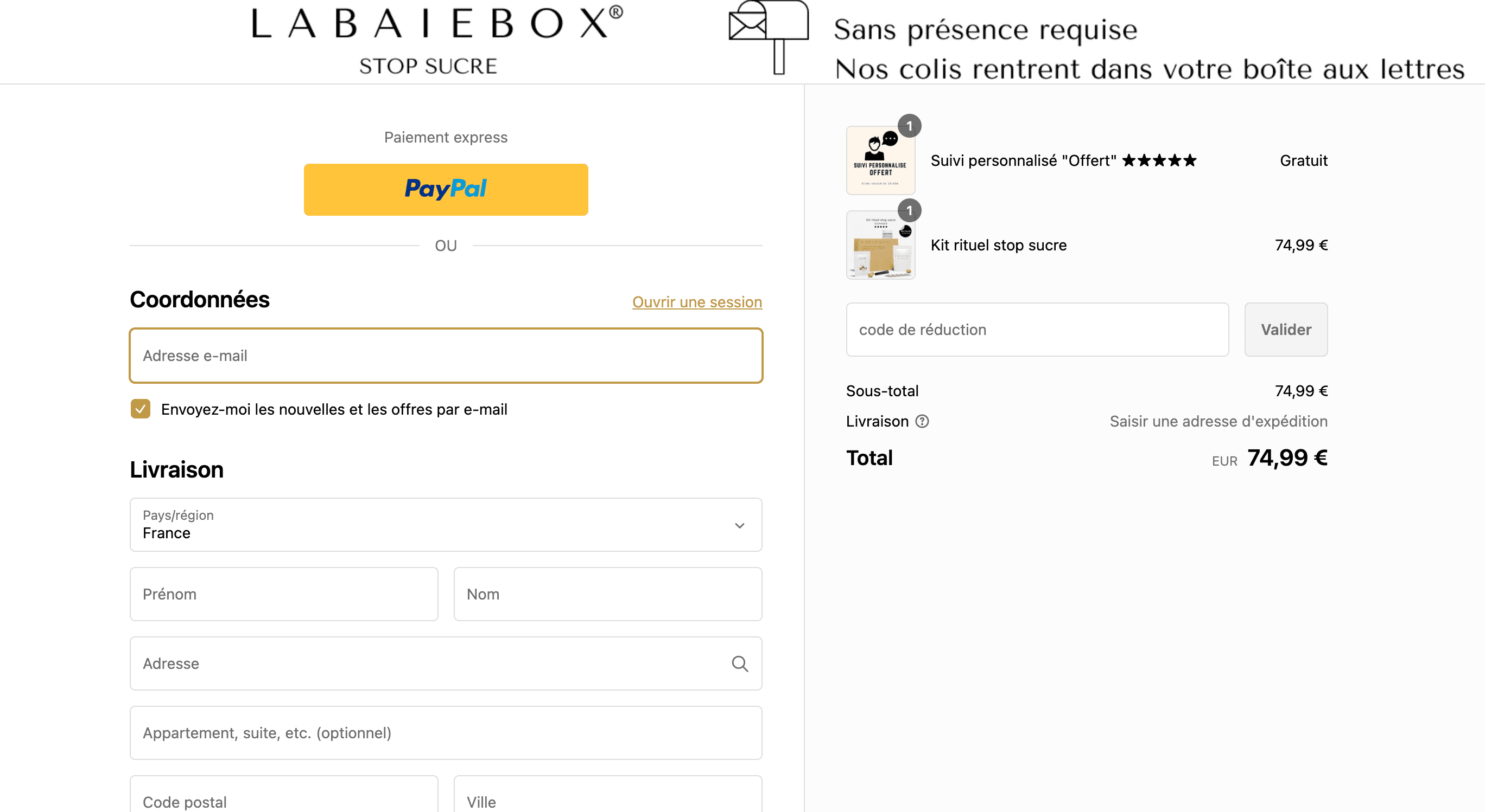 How to apply Labaiebox coupon code